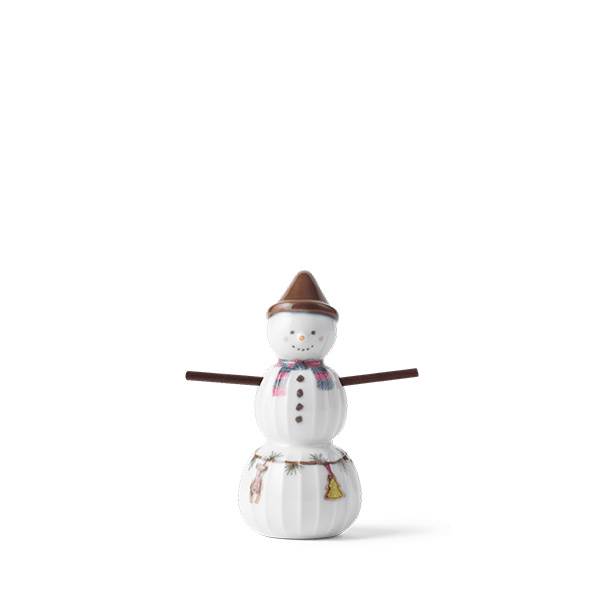 Kähler Hammershøi Christmas Snedreng H9 cm -  Hvid m. deko