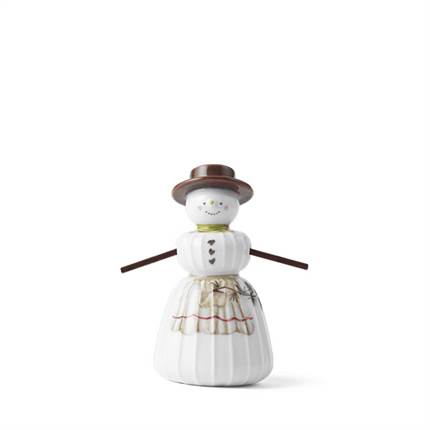 Kähler Hammershøi Christmas Snekone H11 - Hvid m. deko