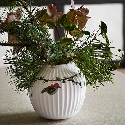 Kahler Christmas vase