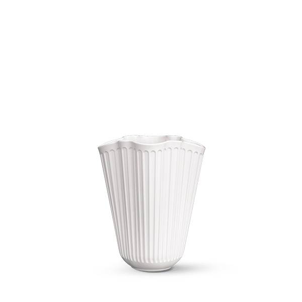 Kähler Hammershøi Unfold vase H16.5 cm - Hvid