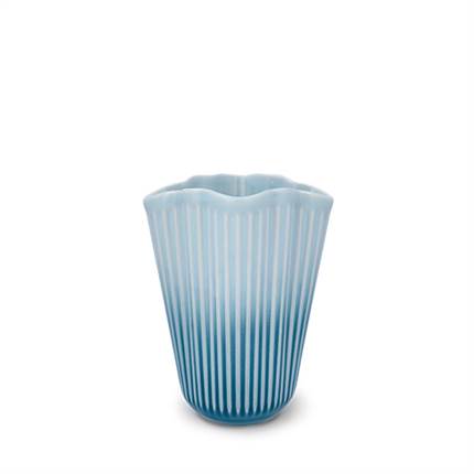 Kähler Hammershøi Unfold vase H20.5 cm - Blå
