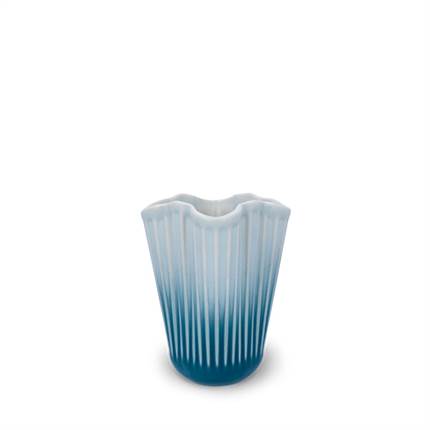 Kähler Hammershøi Unfold vase H16.5 cm - Blå
