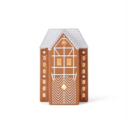 Kähler Gingerbread Lyshus stor - Brun