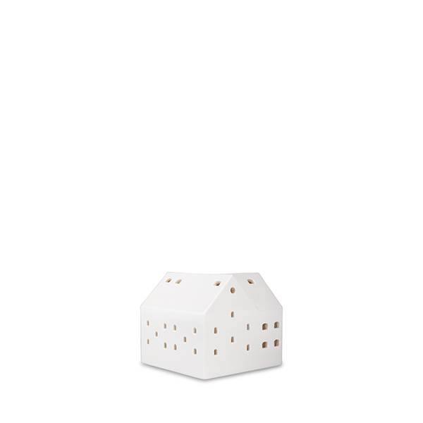 Kahler Kähler Urbania lyshus Stald H10.5 cm - Hvid : Erling Christensen Møbler : Erling Christensen Møbler
