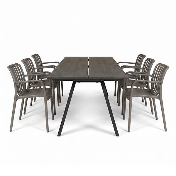 Granly + Strandvig havemøbelsæt 220 x 100 cm