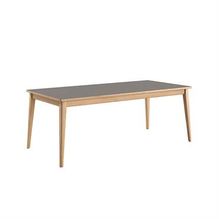 Andersen Furniture T3 spisebord m. synkronudtræk - Fenix laminat i farven Grigo Londra