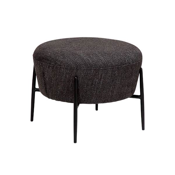 Dan Form Orbit Skammel Raven Black Bouclé