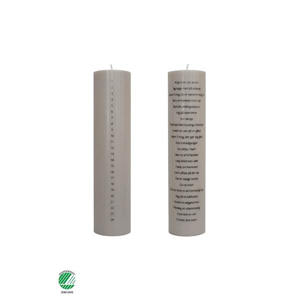 Specktrum Kalenderlys med 24 øjeblikke af selvforkælelse - Taupe