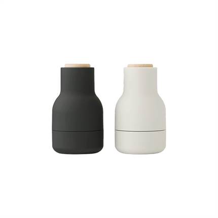 Audo Copenhagen Bottle Grinder  Small, 2 pcs - Ash, Carbon / Beech
