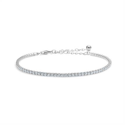 Studio Z Mini Tennis Bracelet - Sølv