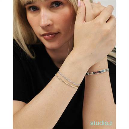 Studio Z Tennis Bracelet - Sølv