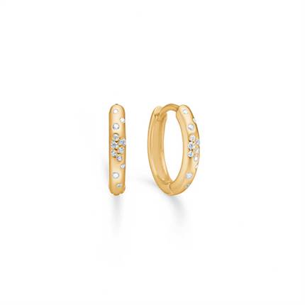 Studio Z Lumin Sparkle øreringe - Forgyldt 