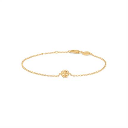 Studio Z Serene Clover armbånd - Forgyldt