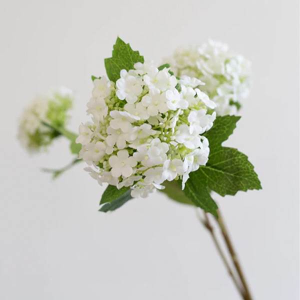 Specktrum Artificial  Flowers Hydrangea branch - White