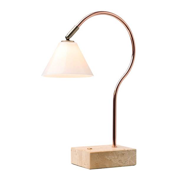 Halo Design Question bordlampe - Copper/opal