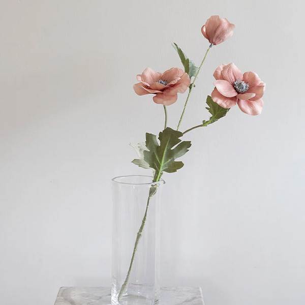 Specktrum Artificial  Flowers Poppy - Dusty rose 