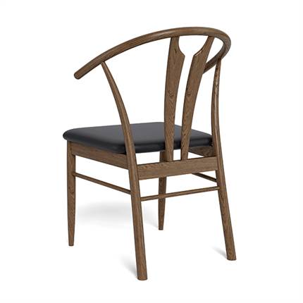 Andorra spisebordsstol - Røget eg