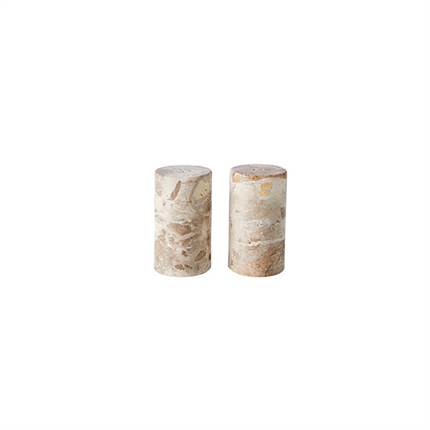 Muubs Vita salt & peber sæt - Seashell Marmor