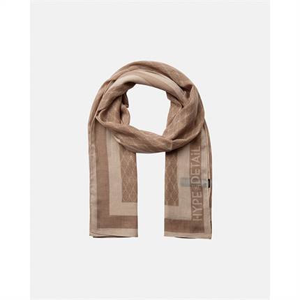HYPE THE DETAiL tørklæde med logo - Brown/beige