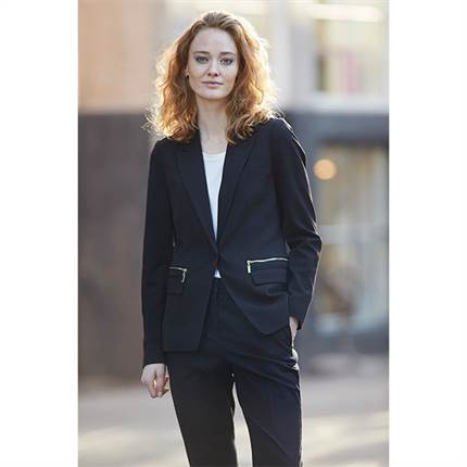 RUE de FEMME Bine blazer - Black/gold 