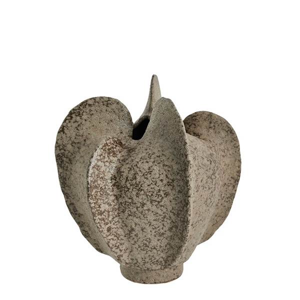 Lene Bjerre Hevenne vase H26,5 cm - Sand keramik