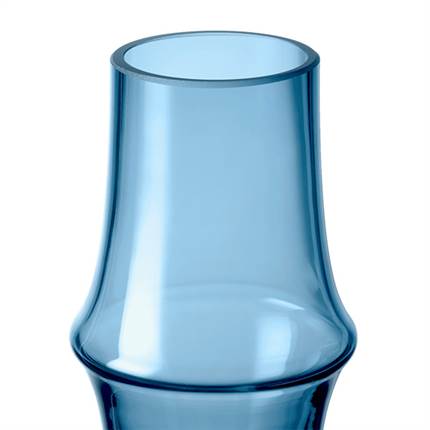 Holmegaard Arc Vase - H: 15 cm - Mørk blå