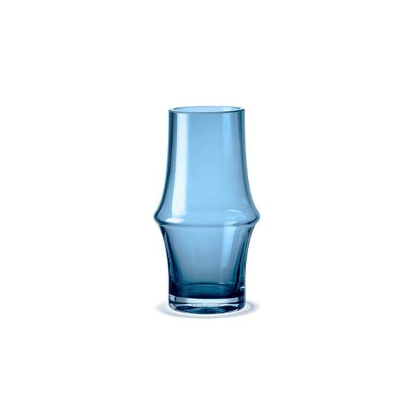 Se Holmegaard Arc Vase - H: 15 cm - Mørk blå hos Erling Christensen Møbler
