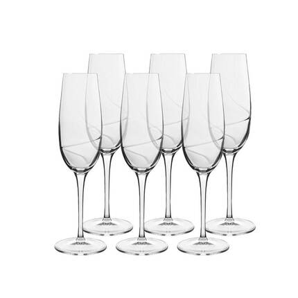 Luigi Bormioli Aero Champagneglas 23,8 cm/ 23,5 cl - 6 stk