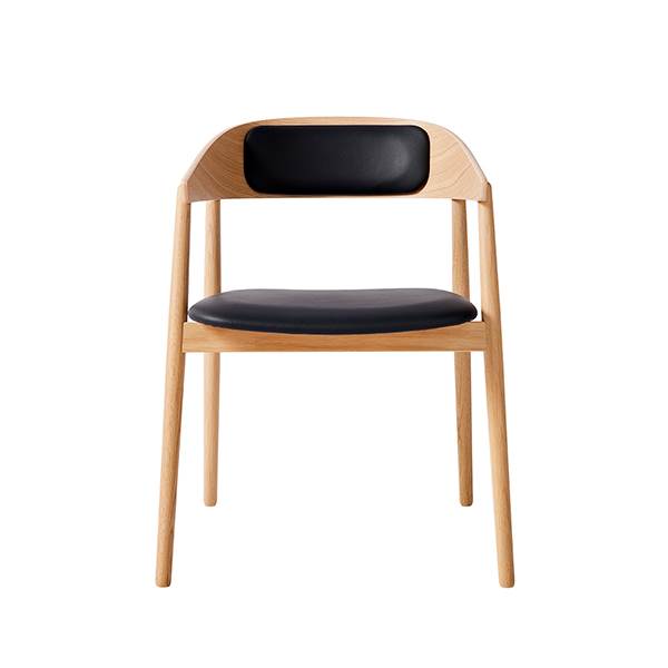Andersen Furniture AC2 spisebordsstol - Polstret sæde & ryg - Hvid mat lak