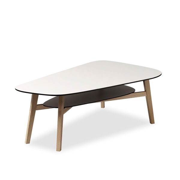 Andersen Furniture C1 sofabord 140 x 83 x H45 cm. Hvidpigmenteret eg / Alpino