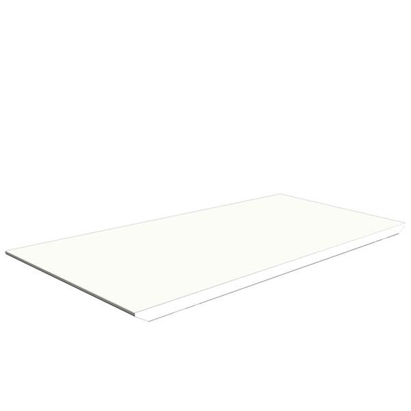 Andersen Furniture DK10 tillægsplade - hvid laminat 