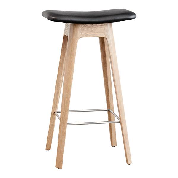 Billede af Andersen Furniture HC1 barstol - Læder sæde - 67 cm