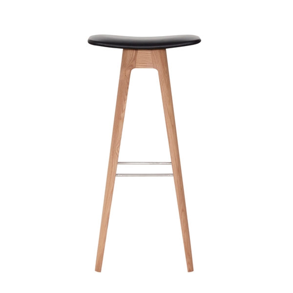 Billede af Andersen Furniture HC1 barstol - Læder sæde - 80 cm