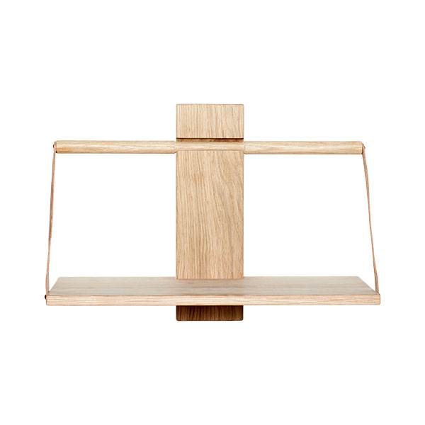 Se Andersen Furniture Shelf Wood Wall Hylde - mellem - Eg hos Erling Christensen Møbler