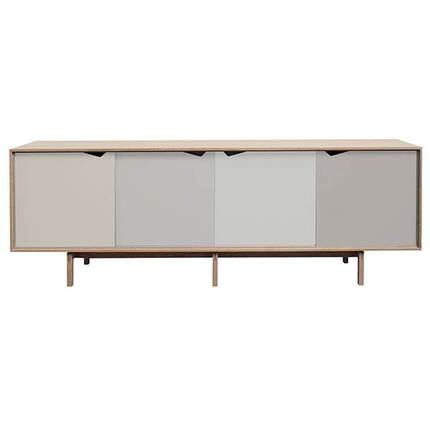 Andersen Furniture S1 Sideboard Eg Sæbe - Farvede fronter