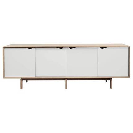 Andersen Furniture S1 Sideboard Eg Sæbe - Hvide fronter