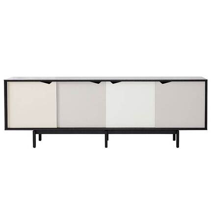 Andersen Furniture S1 Sideboard Sort - Farvede fronter