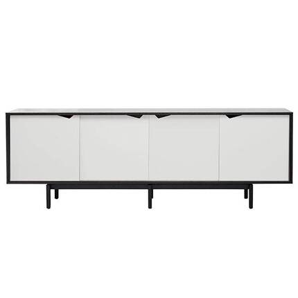 Andersen Furniture S1 Sideboard Sort - Hvide fronter