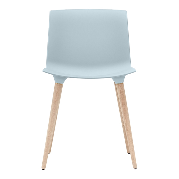 Billede af Andersen Furniture TAC spisebordsstol - plast - Isblå - Hvidpigmenteret mat lak