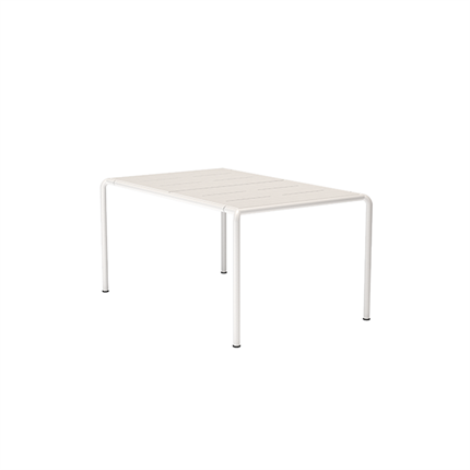 Aluminium havebord i hvid