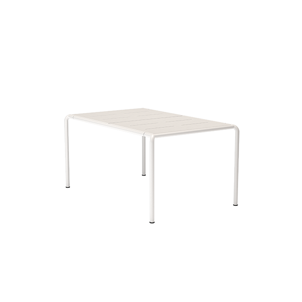 Aluminium havebord i hvid