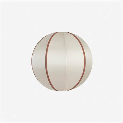 Oi Soi Oi Indochina round lampeskærm XS - Off white/Terracotta