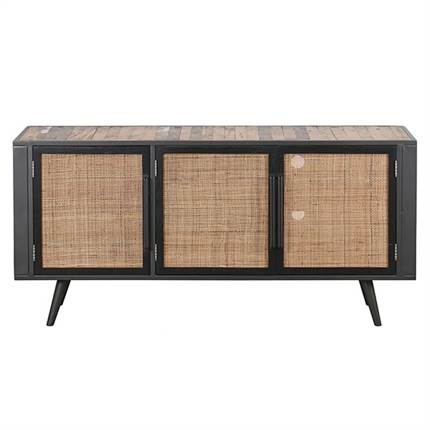 Novasolo - Nordisk Rattan TV kommode m/3 låger