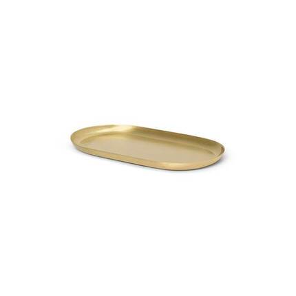 Ferm Living Basho tray - oval - Brass