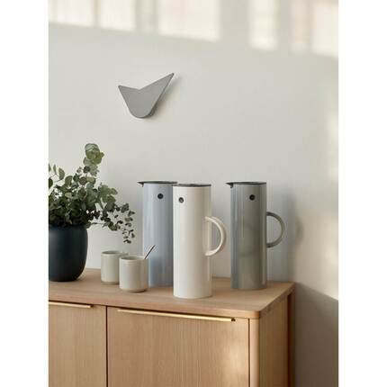 Stelton Birdie wall clock - Light grey