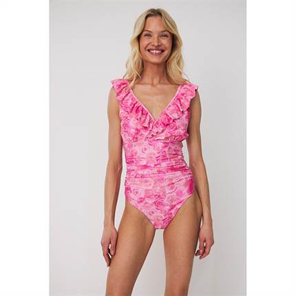 Cras Agnescras Swimsuit - Pink Rosegarden
