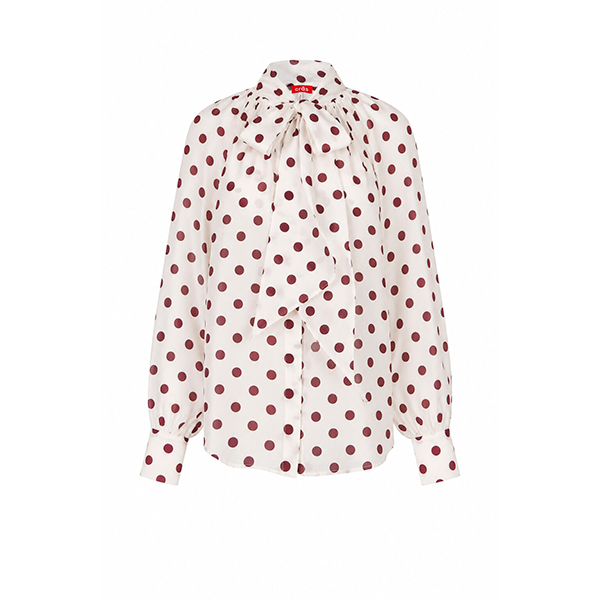 Crās Cras Ethelcras Shirt - Grape Dot : Erling Christensen Møbler : Erling Christensen Møbler