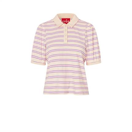 Cras Kleocras Polo - Creme Lilac stripe