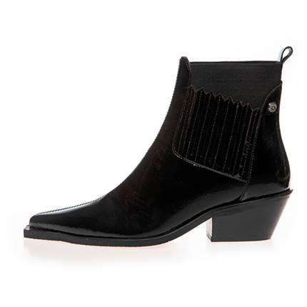 Copenhagen shoes  THE WALKING BOOT PATENT - Black 