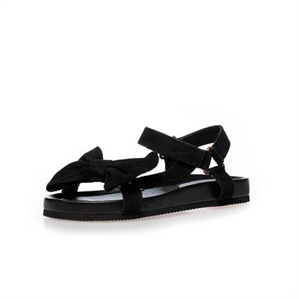 Copenhagen Shoes Sky and Diamond 24 suede sandal - Black 